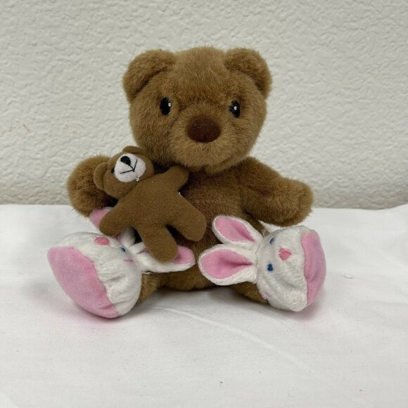 Build A Bear Workshop Teddy Tan Brown Plush Stuffed Animal Honey Soft Toy Doll